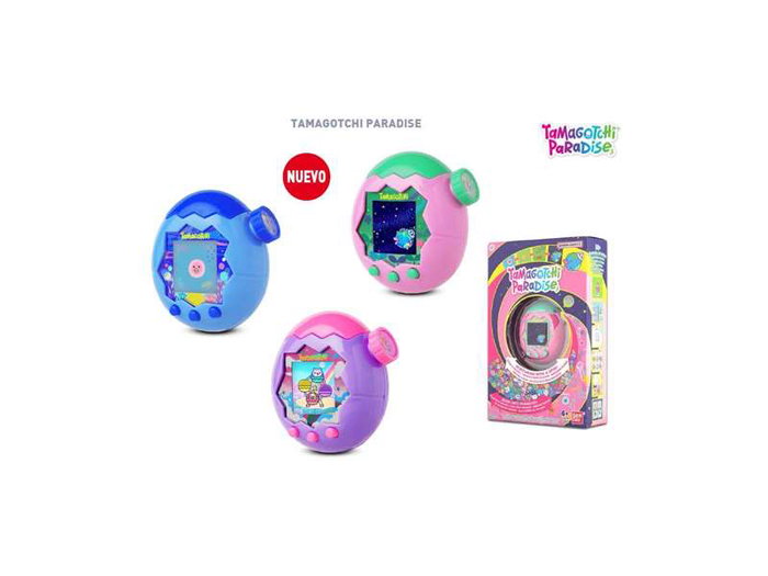 Bandai Tamagotchi Paradise - Jouet électronique interactif 24x15x6,5 cm - Thème Terre, Mer et Air