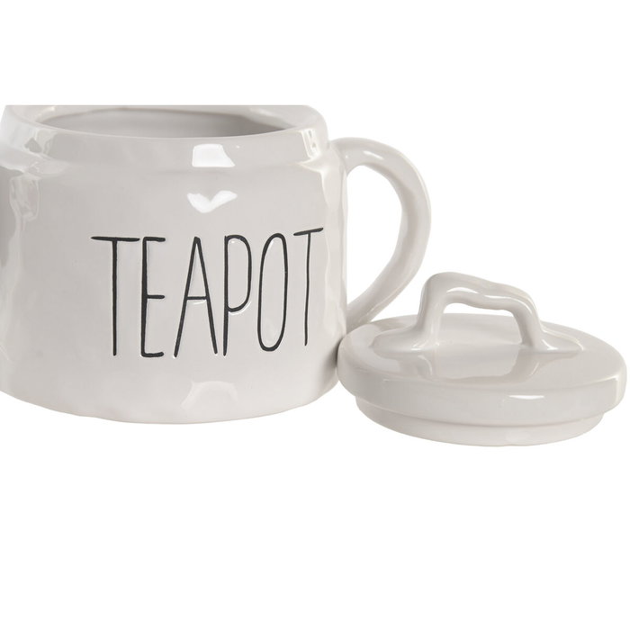 Home ESPRIT Théière ESPRIT Blanc Porcelaine 600 ml Home ESPRIT Théière ESPRIT Blanc Porcelaine 600 ml