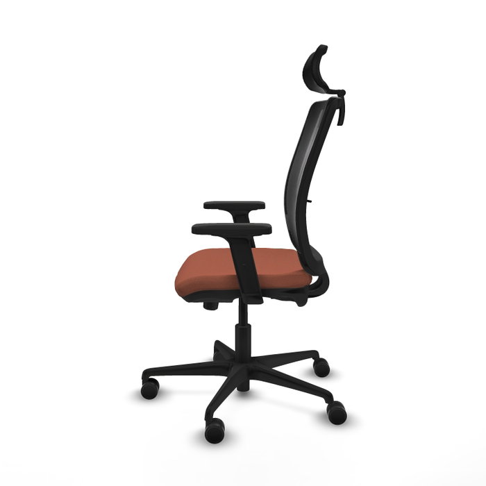 Piqueras Y Crespo Haches - Chaise de bureau avec mécanisme Sincro/Traslack, Marron et Noir Piqueras Y Crespo Haches - Chaise de bureau avec mécanisme Sincro/Traslack, Marron et Noir
