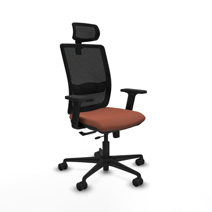 Piqueras Y Crespo Haches - Chaise de bureau avec mécanisme Sincro/Traslack, Marron et Noir Piqueras Y Crespo Haches - Chaise de bureau avec mécanisme Sincro/Traslack, Marron et Noir