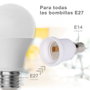GSC Evolution Adaptateur de E14 à E27 Blanc
