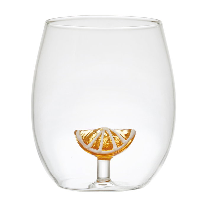Home Deco Factory Verre en verre borosilicate motifs fruits 400 ml Home Deco Factory Verre en verre borosilicate motifs fruits 400 ml