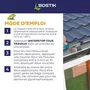 Bostik Waterstop, membrane d'étanchéité multi-travaux haute performance pour réparation de fuites et fissures, pot de 1 kg, gris