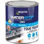 Bostik Waterstop, membrane d'étanchéité multi-travaux haute performance pour réparation de fuites et fissures, pot de 1 kg, gris