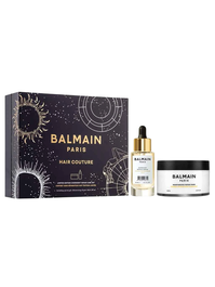 Balmain Professionnel - Coffret soin réparateur et hydratant - Sérum capillaire aux huiles botaniques Overnight 30 ml + Masque crème réparateur 200 ml