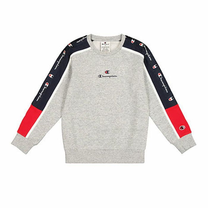 Sweat sans capuche enfant Champion Gris clair Sweat sans capuche enfant Champion Gris clair