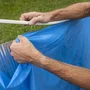 Gre Liner bleu pour piscine - 5 x 3 m x H 1,20 m - 40/100e - Jonc d'accroche