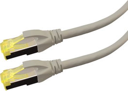 LOGON PREMIUM Câble Ethernet CAT6A S/FTP 15m Ivoire