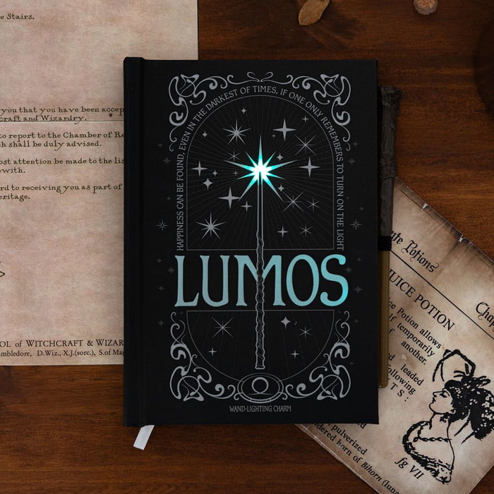 Harry Potter carnet de notes A5 Premium avec la lumière Lumos Maxima Harry Potter carnet de notes A5 Premium avec la lumière Lumos Maxima
