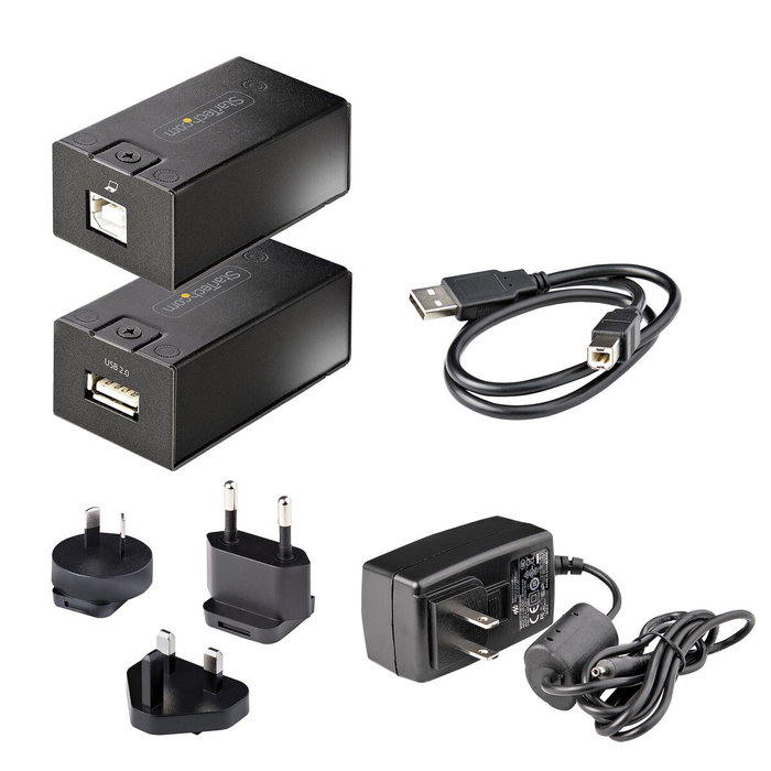 Hub USB Startech C15012-USB-EXTENDER Noir 50 W