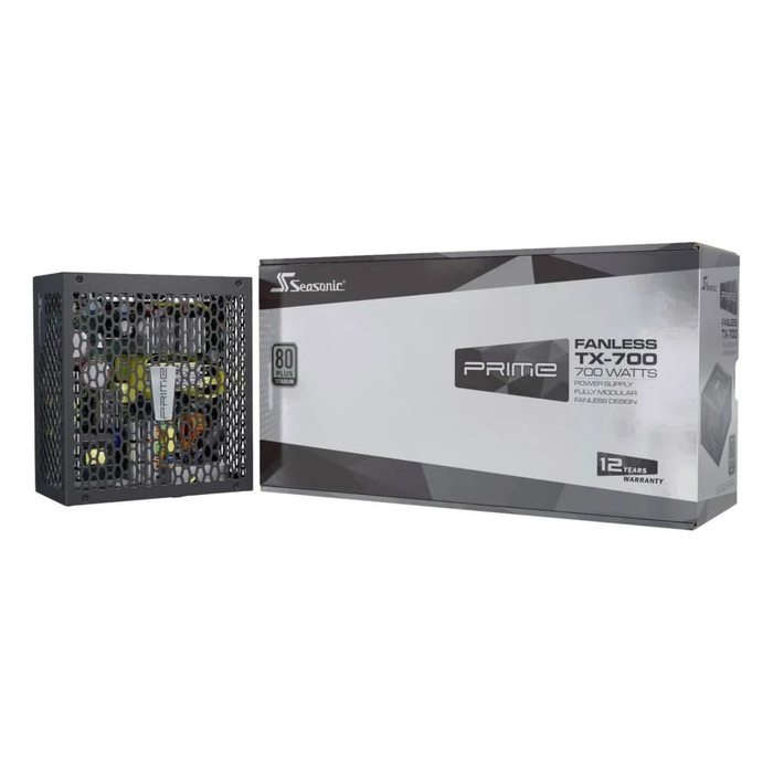 Seasonic PRIME-TX-700 Alimentation PC ATX 80 Plus Titanium 700W Fanless Modulaire Noir