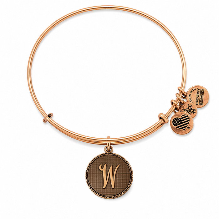 Alex And Ani Bracelet Lettre W Doré Alex And Ani Bracelet Lettre W Doré