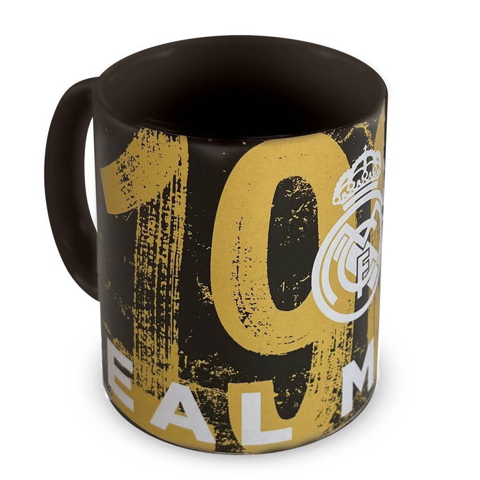 ERIK Tasse de football Real Madrid 350 ml en céramique avec motif thermosensible ERIK Tasse de football Real Madrid 350 ml en céramique avec motif thermosensible