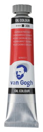 Van Gogh Peinture à l'huile Rouge Cadmium Foncé 306 - Tube 20 ml