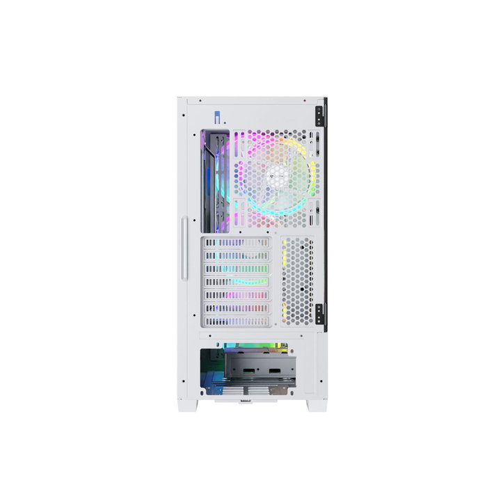 Boîtier ATX semi-tour Nfortec NF-CS-DRACOX-W Boîtier ATX semi-tour Nfortec NF-CS-DRACOX-W