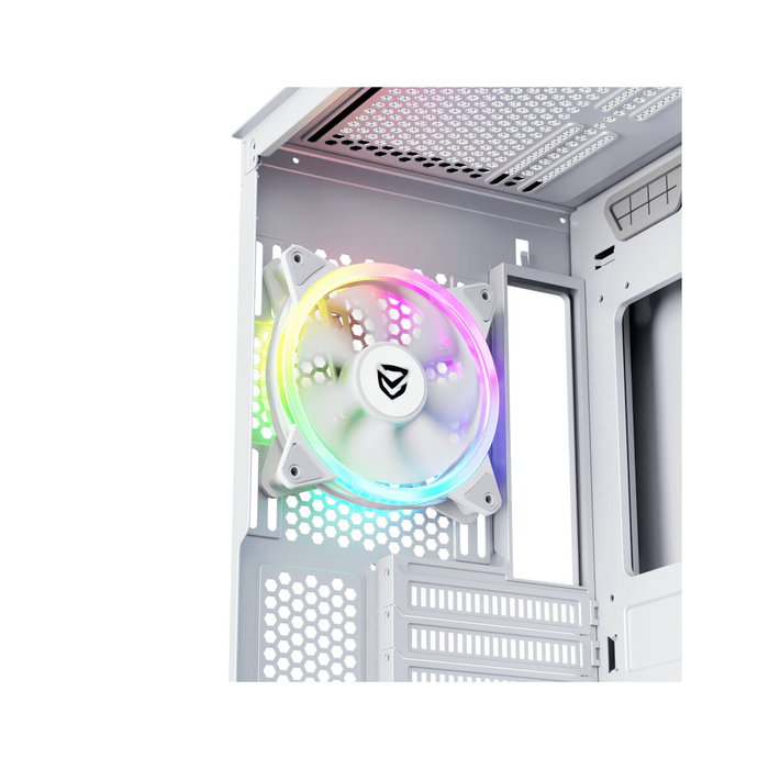 Boîtier ATX semi-tour Nfortec NF-CS-DRACOX-W Boîtier ATX semi-tour Nfortec NF-CS-DRACOX-W