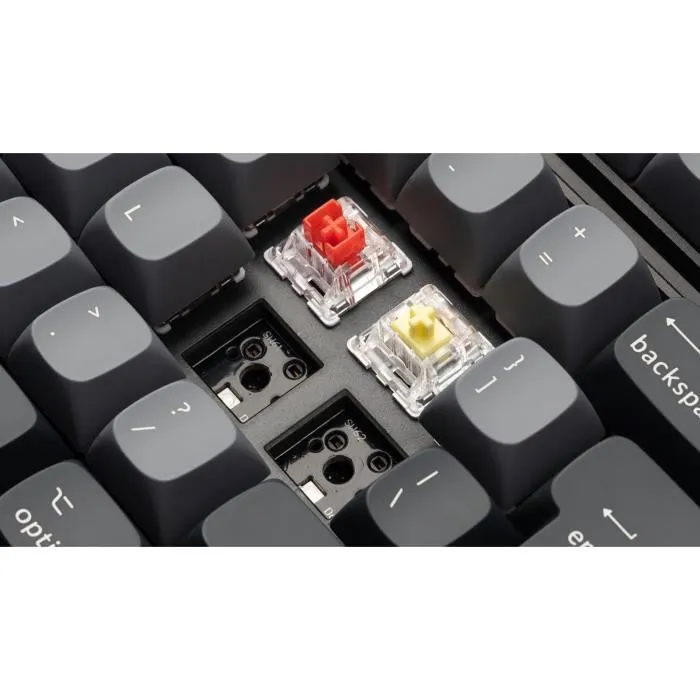 Keychron Q3 Pro SE - Clavier mécanique gamer sans fil avec switch mécanique Red, format ANSI, rétroéclairage RGB, touches PBT et châssis métallique