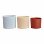 Elho Lex Pott Set de pots de fleurs 14 cm - Bleu, Rose, Orange