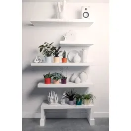 Elho Lex Pott Lot de 3 pots de fleurs 14 cm en plastique 100% recyclé pour intérieur - Bleu, Rose, Orange - 14 x 13.8 x 12 cm (L*l*H) - 3 ans de garantie