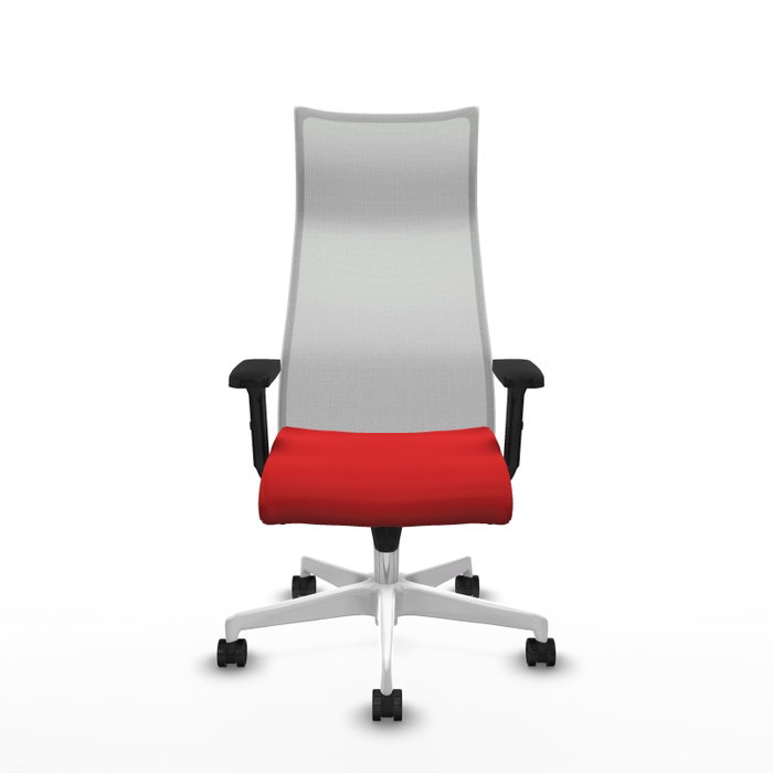 Piqueras y Crespo Chaise de Bureau Albacete Rouge et Blanc