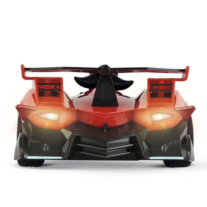 CARRERA Coche Radio Control Team Dark Shadow 1:18 avec LEDs, 9 km/h max, Jouet RC Voiture +6 ans