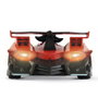 CARRERA Coche Radio Control Team Dark Shadow 1:18 avec LEDs, 9 km/h max, Jouet RC Voiture +6 ans