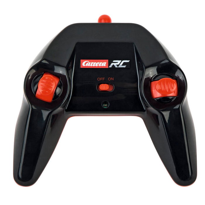 CARRERA Coche Radio Control Team Dark Shadow 1:18 avec LEDs, 9 km/h max, Jouet RC Voiture +6 ans