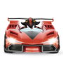 CARRERA Coche Radio Control Team Dark Shadow 1:18 avec LEDs, 9 km/h max, Jouet RC Voiture +6 ans