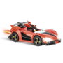 CARRERA Coche Radio Control Team Dark Shadow 1:18 avec LEDs, 9 km/h max, Jouet RC Voiture +6 ans