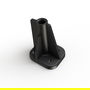 Q&Q Pata Plástico Modelo Faster Acabado Negro