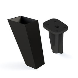 Q&Q Pata Plástico Modelo Faster Acabado Negro