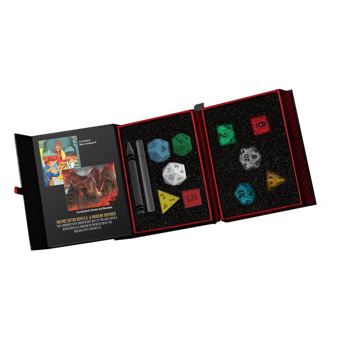 FanRoll Dungeons & Dragons pack dés 50th Anniversary: Then & Now (Holmes Retro Replica & Modern Holmes Inspired) inevitable FanRoll Dungeons & Dragons pack dés 50th Anniversary: Then & Now (Holmes Retro Replica & Modern Holmes Inspired) inevitable