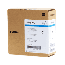 Canon Cartouche d'encre PFI-310C / 2360C001 - Cyan - Compatible imprimantes à sublimation et photo