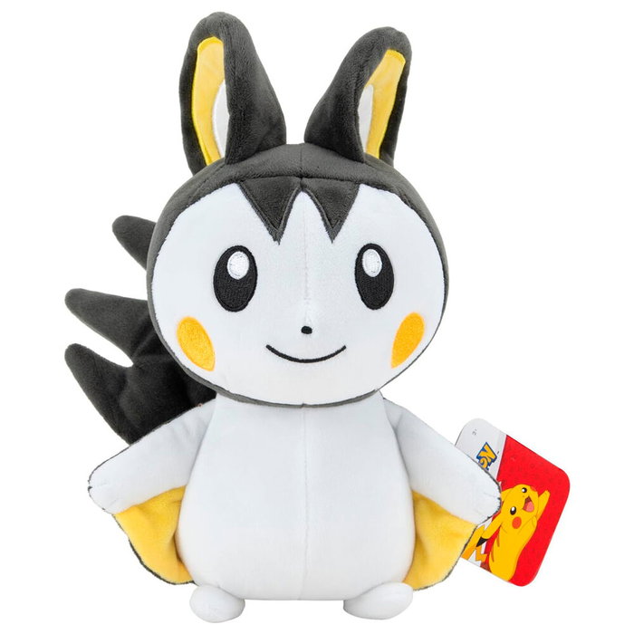 JAZWARES Peluche Pokemon Emolga - Peluche officielle de 20 cm JAZWARES Peluche Pokemon Emolga - Peluche officielle de 20 cm