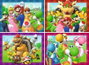 Ravensburger Super Mario pack 4 puzzles C'est l'heure de Mario ! (4x100 pièces)