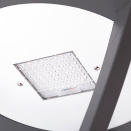 Lumileds Lampadaire LED 50W 9 000Lm 6000K IP65 Driver Dali Dimable