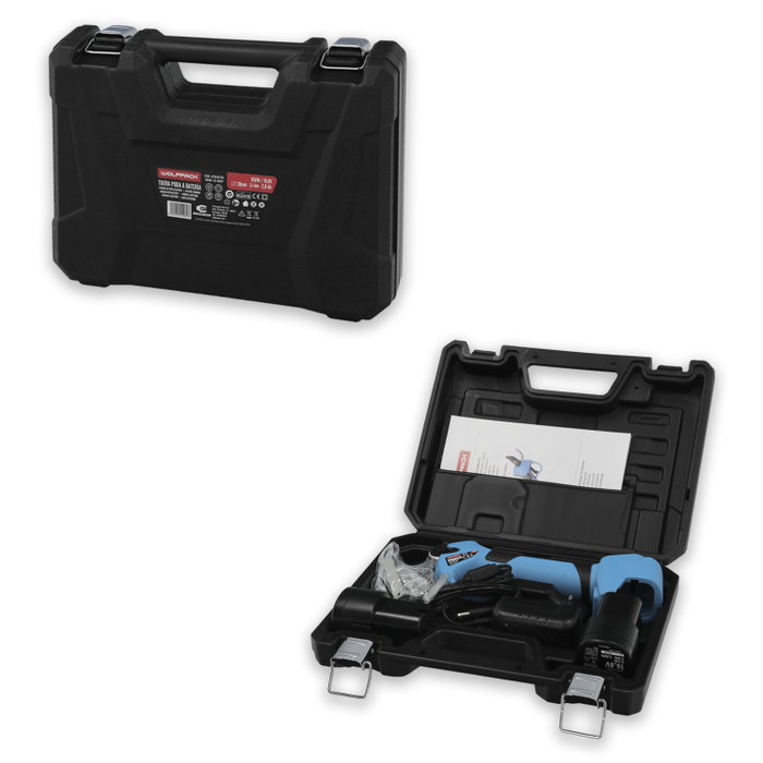 WOLFPACK LINEA PROFESIONAL Ciseaux de taille à batterie 21V/2Ah (2 batteries)
