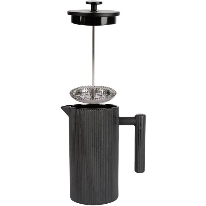 Cosy&Trendy Cafetière à piston en fonte gris foncé 9x20 cm