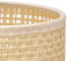 Giftdecor Lampe de Table Blanc Cassé Rayures 14x21x14 cm Céramique Métal Plastique IP20 (Set de 12)