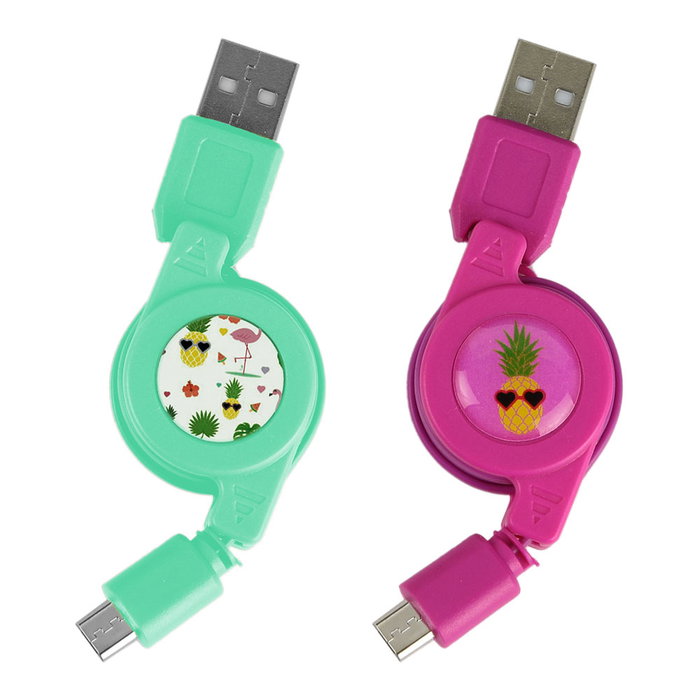 Creatrice de Genie Câble Rétractable USB 70 cm Creatrice de Genie Câble Rétractable USB 70 cm