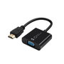 MicroConnect Adaptateur Convertisseur HDMI vers VGA avec Audio - Full HD 1080p 60Hz, Prise Jack 3.5 mm, Compatible HDCP