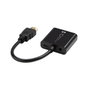 MicroConnect Adaptateur Convertisseur HDMI vers VGA avec Audio - Full HD 1080p 60Hz, Prise Jack 3.5 mm, Compatible HDCP
