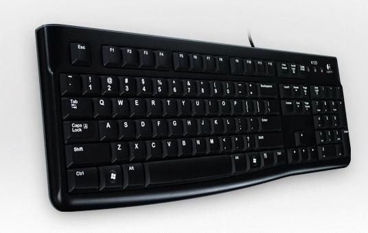 Logitech K120 Clavier filaire USB QWERTY Noir
