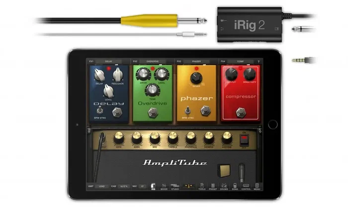 IK Multimedia iRig Guitare pour iPhone, iPod Touch, iPad et Mac
