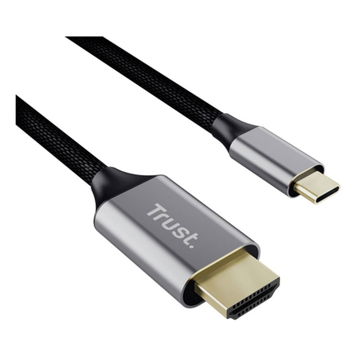 Trust Câble USB Type-C vers HDMI 25630, 2 m, Noir Trust Câble USB Type-C vers HDMI 25630, 2 m, Noir