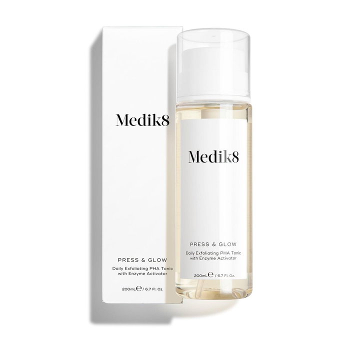 Medik8 Press & Glow Tonique exfoliant quotidien PHA 200 ml
