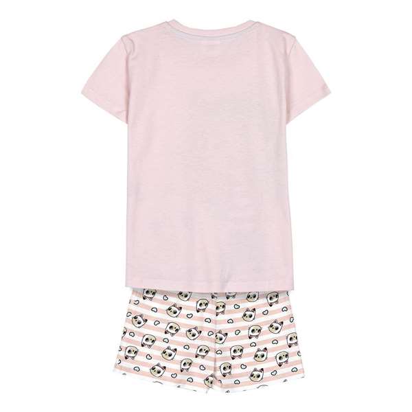 Gabby's Dollhouse Pyjama court à manches courtes en jersey pour fille - 3 ans (Taille 3 ans, couleur Rose)