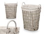 KIPIT Panier Ovale avec Anses Gris