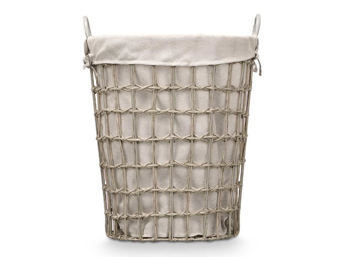 KIPIT Panier Ovale avec Anses Gris