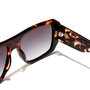 Hawkers ENFER Lunettes de soleil unisexe modèle aviateur Brown Carey Iron, monture acétate, pont 16 mm, verres 50 mm, branches 146 mm